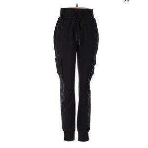 Jolt Black Cargo Jogger Pants High Waist